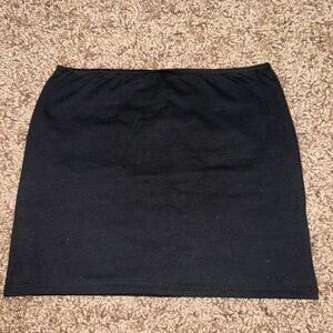 Edikted black mini skirt